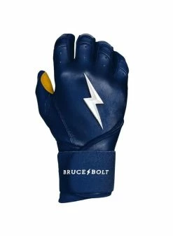 Bruce Bolt Premium Long Cuff Navy/Gold -Cheap Baseball Glove Store bruce bolt bruce bolt premium long cuff navy gold 2