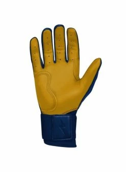 Bruce Bolt Premium Long Cuff Navy/Gold -Cheap Baseball Glove Store bruce bolt bruce bolt premium long cuff navy gold 3