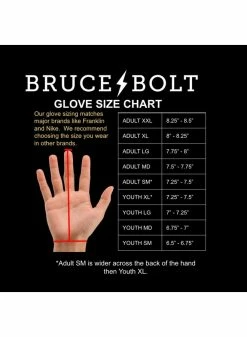 BRUCE BOLT PREMIUM PRO LONG CUFF BATTING GLOVES -Cheap Baseball Glove Store bruce bolt bruce bolt premium pro long cuff battin 6