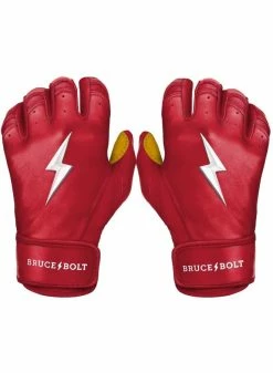 BRUCE BOLT PREMIUM PRO SHORT CUFF BATTING GLOVES -Cheap Baseball Glove Store bruce bolt bruce bolt premium pro short cuff batti 1