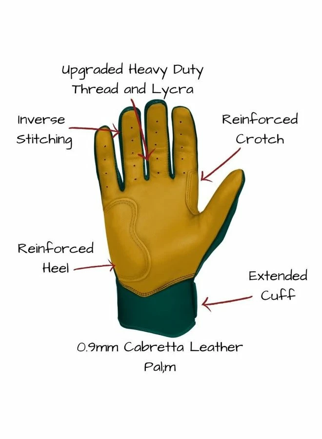 Bruce Bolt Premium Short Cuff Green/Gold 7 Bruce Bolt Premium Short Cuff Green/Gold - Image 5