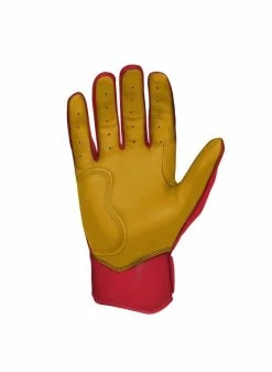 Bruce Bolt Premium Short Cuff Red/Gold -Cheap Baseball Glove Store bruce bolt bruce bolt premium short cuff red gold 4