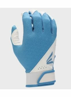 Easton Fundamental Youth Fastpitch Batting Gloves White/Carolina Blue