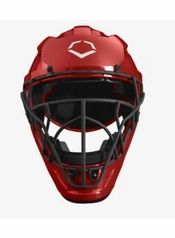 Evoshield Pro-SRZ Catchers Helmet Scarlet -Cheap Baseball Glove Store evoshield evoshield pro srz catchers helmet scarle 2