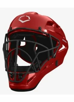 Evoshield Pro-SRZ Catchers Helmet Scarlet -Cheap Baseball Glove Store evoshield evoshield pro srz catchers helmet scarle 4