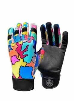 Hunter Green Hunna G Cracked Batting Gloves