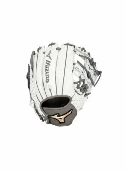 Mizuno GPE1150F1 Prime Elite Infield FP Softball 11.5 RH White-Grey