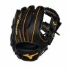 Mizuno GPS2-400S PRO Select 11.5 RH Black-Gold Shallow Pocket -Cheap Baseball Glove Store mizuno mizuno gps2 400s pro select 115 rh black go