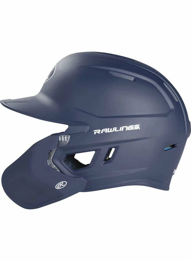 Rawlings MACH One-Tone Matte Helmet W/Adjustable Face Guard Matte Navy 5 Rawlings MACH One-Tone Matte Helmet W/Adjustable Face Guard Matte Navy - Image 3