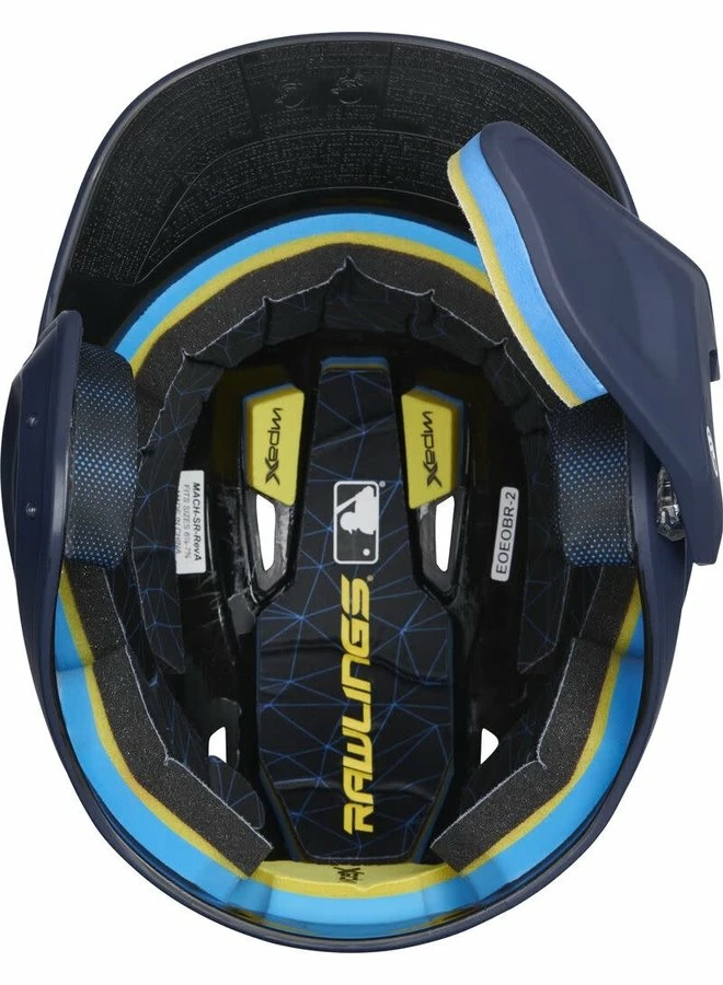 Rawlings MACH One-Tone Matte Helmet W/Adjustable Face Guard Matte Navy 7 Rawlings MACH One-Tone Matte Helmet W/Adjustable Face Guard Matte Navy - Image 5
