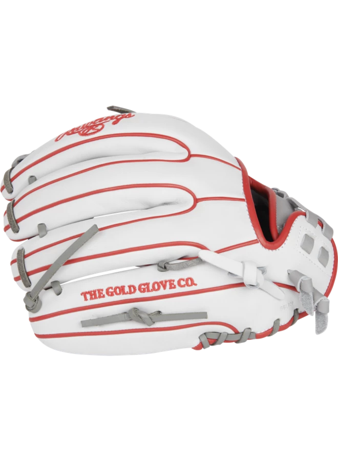 Rawlings Heart Of The Hide Fastpitch Softball Glove P/INF/OF Pull Strap/Laced 1 Piece Web RHT 12" 4 Rawlings Heart Of The Hide Fastpitch Softball Glove P/INF/OF Pull Strap/Laced 1 Piece Web RHT 12" - Image 2