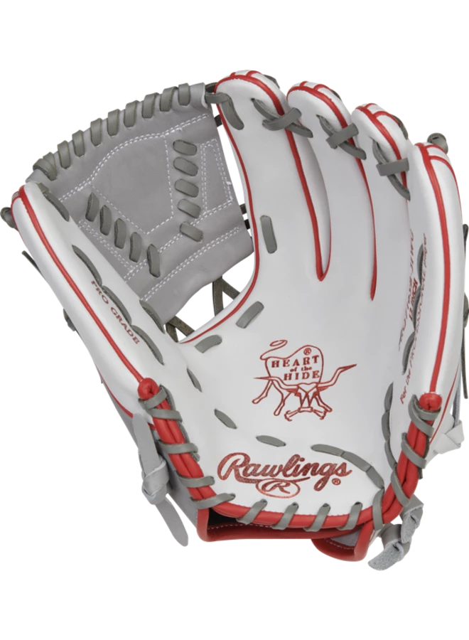 Rawlings Heart Of The Hide Fastpitch Softball Glove P/INF/OF Pull Strap/Laced 1 Piece Web RHT 12" 6 Rawlings Heart Of The Hide Fastpitch Softball Glove P/INF/OF Pull Strap/Laced 1 Piece Web RHT 12" - Image 4