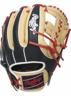 Rawlings Heart Of The Hide Infield Glove Scarlet/Navy 11.5-inch