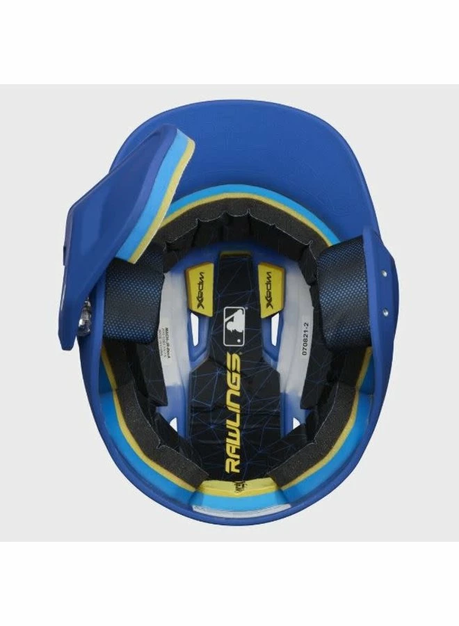 Rawlings Mach One-Tone Helmet W/ADJUST Matte Royal Jr LHB 6 Rawlings Mach One-Tone Helmet W/ADJUST Matte Royal Jr LHB - Image 4