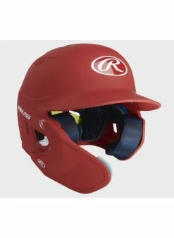 Rawlings Mach One-Tone Matte Helmet W/Adjustable Face Guard Matte -Cheap Baseball Glove Store rawlings rawlings mach one tone matte helmet w adj 10