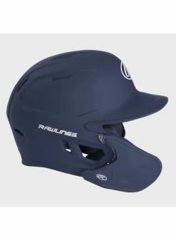Rawlings Mach One-Tone Matte Helmet W/Adjustable Face Guard Matte Navy Jr LHB -Cheap Baseball Glove Store rawlings rawlings mach one tone matte helmet w adj 26