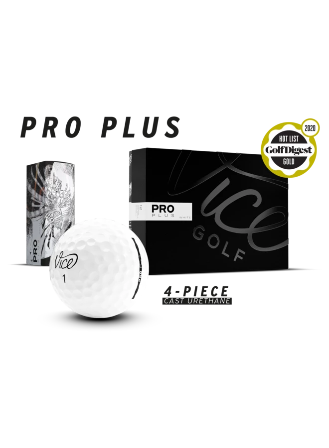 Vice Golf Pro Plus Ball - Canes (Dozen) 5 Vice Golf Pro Plus Ball - Canes (Dozen) - Image 3