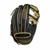 Wilson 2022 A2000 SuperSkin K. Hayes GM (IF) 11.75 Black/Black SuperSnakeSkin/Blonde -Cheap Baseball Glove Store wilson wilson 2022 a2000 superskin k hayes gm if 1