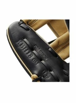 Wilson 2022 A2000 SuperSkin K. Hayes GM (IF) 11.75 Black/Black SuperSnakeSkin/Blonde -Cheap Baseball Glove Store wilson wilson 2022 a2000 superskin k hayes gm if 1 7