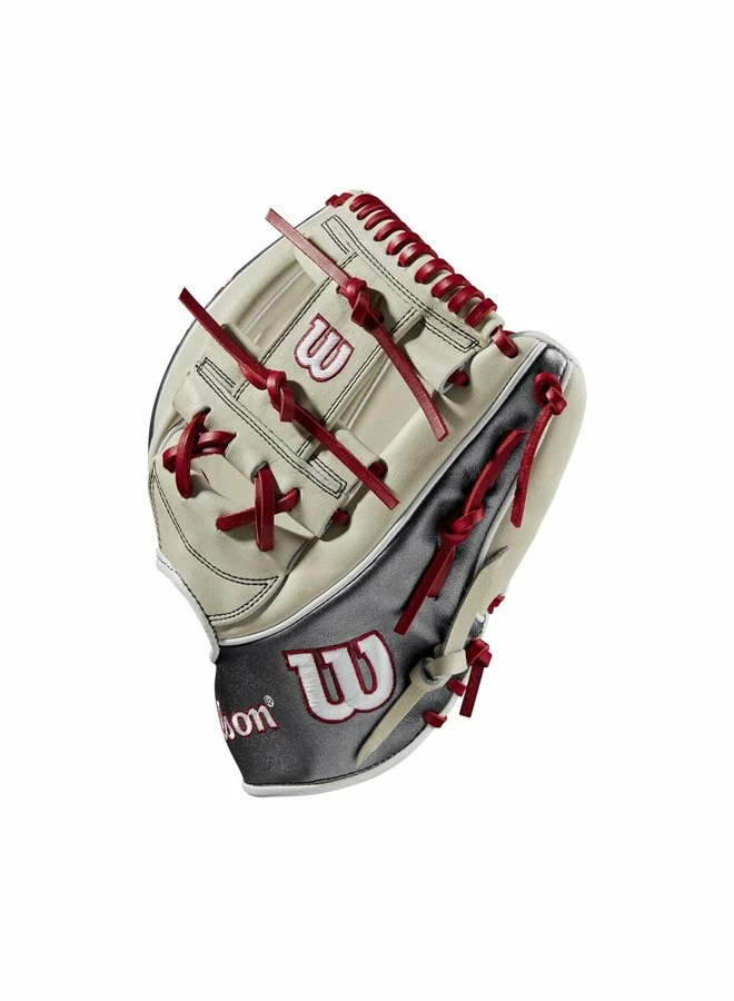 Wilson 2022 June Glove Of The Month (GOTM) A2K 1787 Silver/Re 4 Wilson 2022 June Glove Of The Month (GOTM) A2K 1787 Silver/Re - Image 2