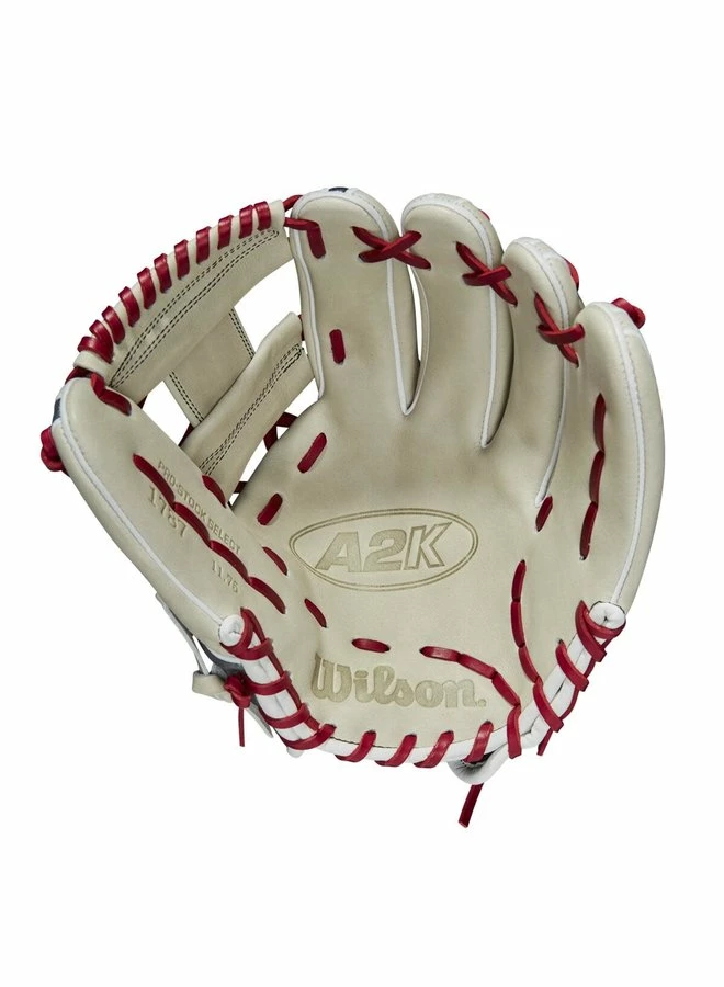 Wilson 2022 June Glove Of The Month (GOTM) A2K 1787 Silver/Re 5 Wilson 2022 June Glove Of The Month (GOTM) A2K 1787 Silver/Re - Image 3