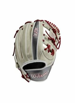 Wilson 2022 June Glove Of The Month (GOTM) A2K 1787 Silver/Re