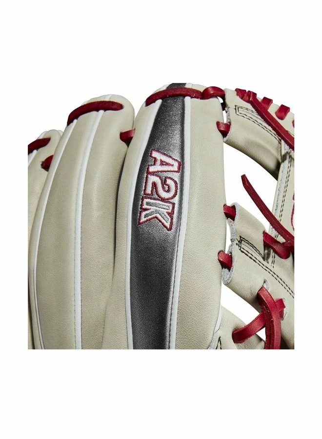 Wilson 2022 June Glove Of The Month (GOTM) A2K 1787 Silver/Re 9 Wilson 2022 June Glove Of The Month (GOTM) A2K 1787 Silver/Re - Image 7