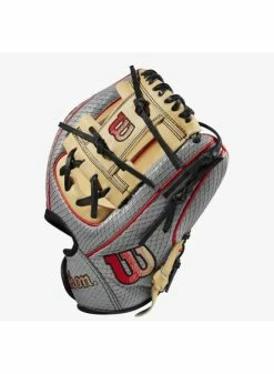 Wilson 2023 A2000 PF88SS Grey/Blonde/Red 11.25 -Cheap Baseball Glove Store wilson wilson 2023 a2000 pf88ss grey blonde red 11 1