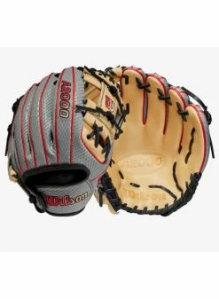 Wilson 2023 A2000 PF88SS Grey/Blonde/Red 11.25 -Cheap Baseball Glove Store wilson wilson 2023 a2000 pf88ss grey blonde red 11 4