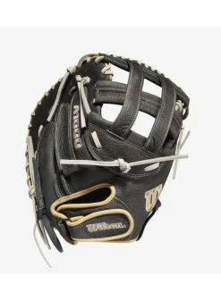 Wilson A1000 Fastpitch CM33 33 Grey/Blonde/White Catchers Mitt