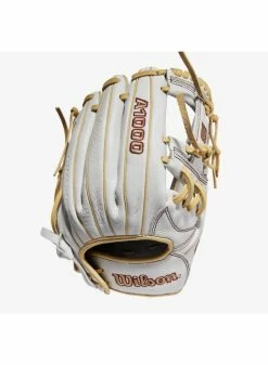 Wilson A1000 Fastpitch H1175 11.75 White/White/Blonde & Seminole Red 11 Wilson A1000 Fastpitch H1175 11.75 White/White/Blonde & Seminole Red -Cheap Baseball Glove Store wilson wilson a1000 fastpitch h1175 1175 white whi 1