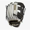 Wilson A1000 Fastpitch IF12 12 White/White/Black & Blonde -Cheap Baseball Glove Store wilson wilson a1000 fastpitch if12 12 white white