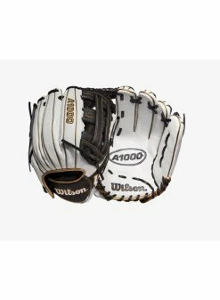 Wilson A1000 Fastpitch IF12 12 White/White/Black & Blonde -Cheap Baseball Glove Store wilson wilson a1000 fastpitch if12 12 white white 4