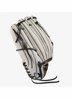 Wilson A1000 Fastpitch T125 12.5 White/White/Black & Blonde -Cheap Baseball Glove Store wilson wilson a1000 fastpitch t125 125 white white 1