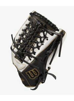 Wilson A1000 Fastpitch T125 12.5 White/White/Black & Blonde -Cheap Baseball Glove Store wilson wilson a1000 fastpitch t125 125 white white 2