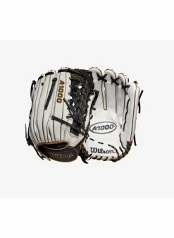 Wilson A1000 Fastpitch T125 12.5 White/White/Black & Blonde -Cheap Baseball Glove Store wilson wilson a1000 fastpitch t125 125 white white 4