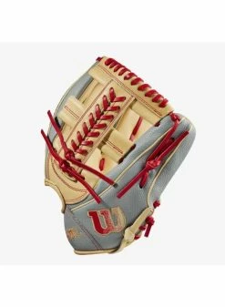Wilson A2000 1785SS Grey/Blonde/Red 11.75 -Cheap Baseball Glove Store wilson wilson a2000 1785ss grey blonde red 1175 4
