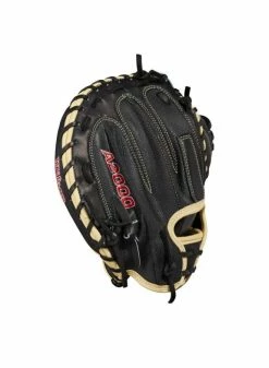 Wilson A2000 M1D BLK/BLKSS BLACK/Blond 33.5 Catchers Mitt -Cheap Baseball Glove Store wilson wilson a2000 m1d blk blkss black blond 335 3