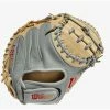 Wilson A2000 PF33SS Grey/Blonde 33-inch Catcher's Mitt 2 Wilson A2000 PF33SS Grey/Blonde 33-inch Catcher's Mitt -Cheap Baseball Glove Store wilson wilson a2000 pf33ss grey blonde 33 inch cat