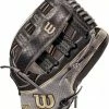 Wilson A2K 1775 W/Spin Control (OF) 12.75 Grey SnakeSkin/Black/Blonde -Cheap Baseball Glove Store wilson wilson a2k 1775 w spin control of 1275 grey
