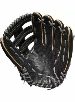 Wilson A2K 1775 W/Spin Control (OF) 12.75 Grey SnakeSkin/Black/Blonde -Cheap Baseball Glove Store wilson wilson a2k 1775 w spin control of 1275 grey 2