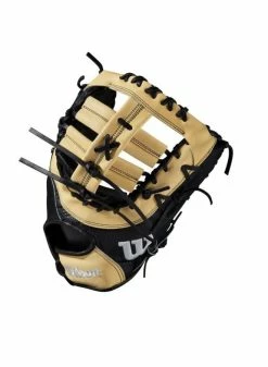 Wilson A2K Jose Abreu Game Model (1B) LHT 12.5 Black/Black SuperSS/Blonde -Cheap Baseball Glove Store wilson wilson a2k jose abreu game model 1b lht 125 2