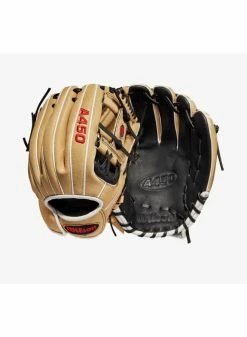 Wilson A450 Advisory Staff 11.5-inch Black/Blonde/Red & White
