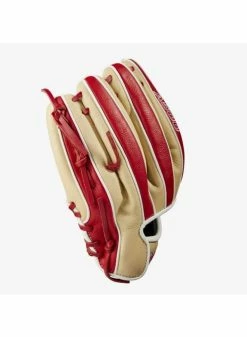 Wilson A500 11-inch Utility Youth Baseball Glove Blonde/Red/White -Cheap Baseball Glove Store wilson wilson a500 11 inch utility youth baseball 2