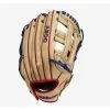 Wilson A500 12-inch Utility Youth Baseball Glove Blonde/Red/Royal -Cheap Baseball Glove Store wilson wilson a500 12 inch utility youth baseball