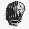 Wilson A500 Siren 12" Black/White 1 Wilson A500 Siren 12" Black/White -Cheap Baseball Glove Store wilson wilson a500 siren 12 black white