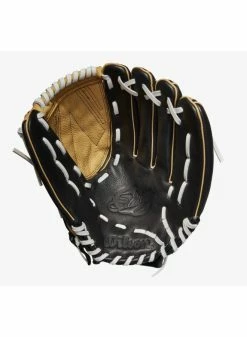 Wilson A550 Siren 12.5" LHT 12.5 Black/Blonde/White -Cheap Baseball Glove Store wilson wilson a550 siren 125 lht 125 black blonde 2