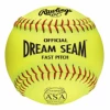 Wilson ASA NFHS 11 Inch Dream Seam High Density Cork Core Leather Softballs -Cheap Baseball Glove Store wilson wilson asa nfhs 11 inch dream seam high den