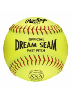 Wilson ASA NFHS 11 Inch Dream Seam High Density Cork Core Leather Softballs
