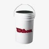 Wilson BTL Ball Bucket With Lid -Cheap Baseball Glove Store wilson wilson btl ball bucket with lid